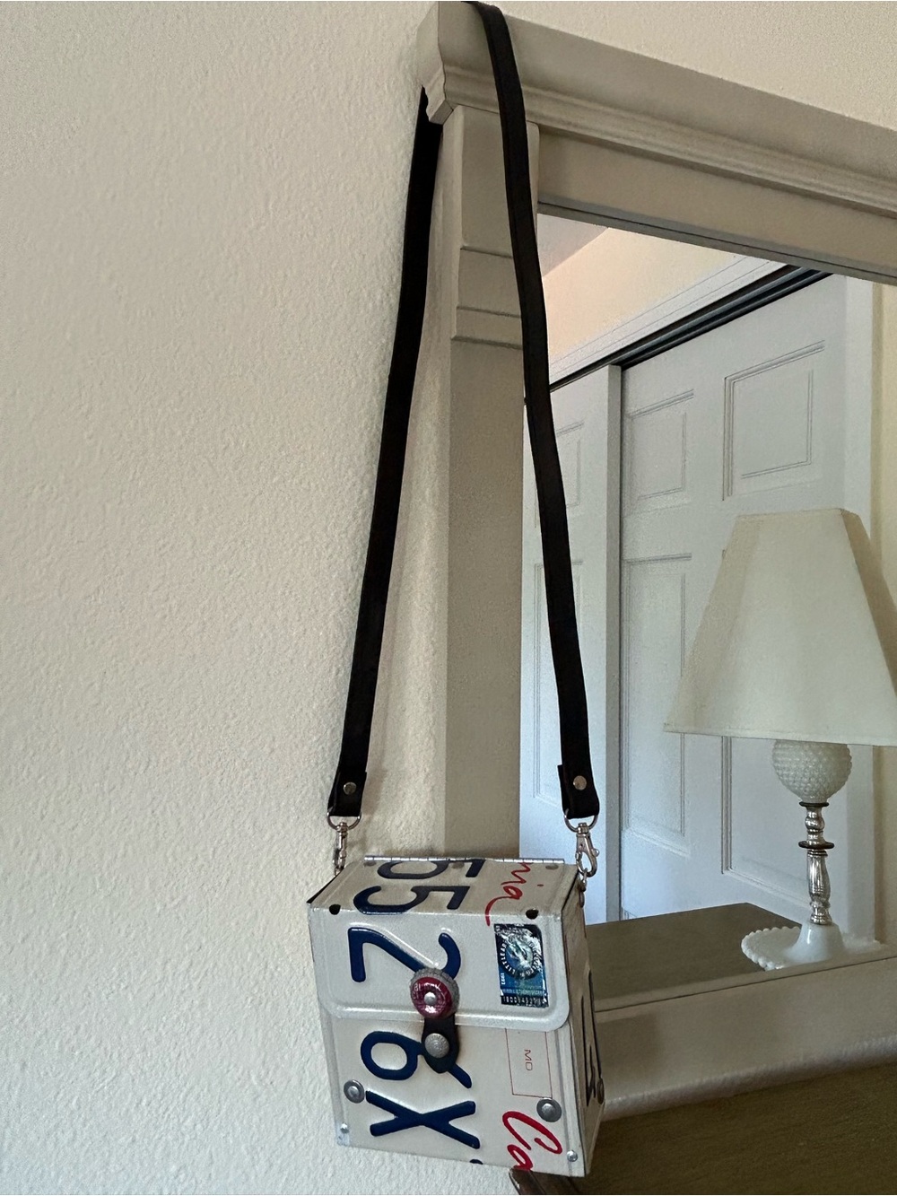 Vintage Little Earth California License Plate Purse - Pristine (Unused)